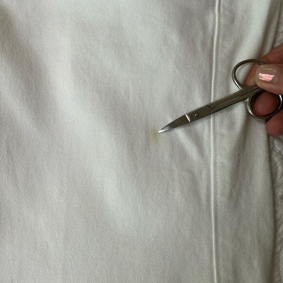 Lee Jeans One True Fit wide leg size 7/8 long length in white - Picture 14 of 14